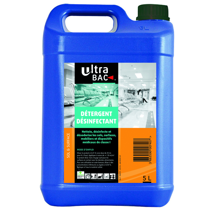 Nettoyant désinfectant UltraBac 5kg